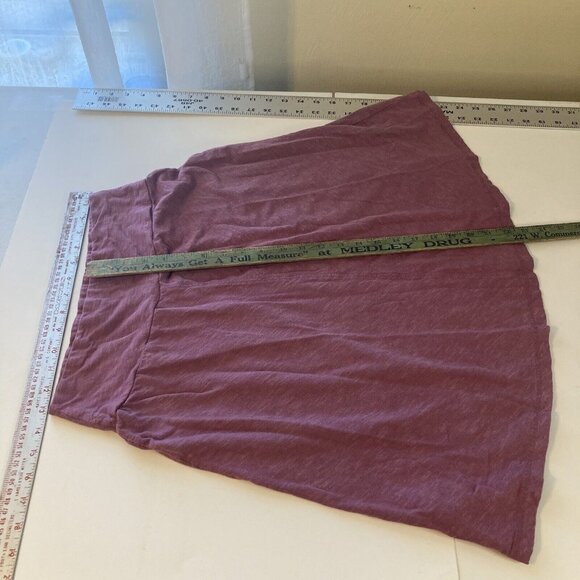 Aventura Womens Skirt Pink Casual Organic Cotton Size Small Floral Embroidery - Picture 3 of 10